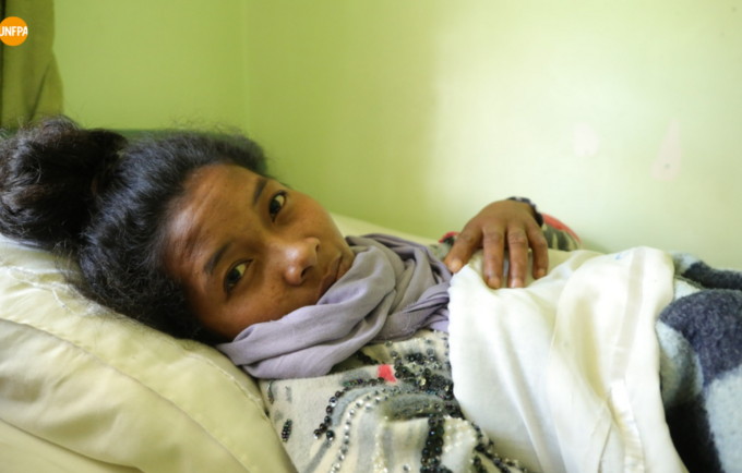 L'espoir dans les yeux de Hanitra après la réparation de la fistule