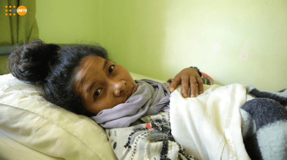 L'espoir dans les yeux de Hanitra après la réparation de la fistule