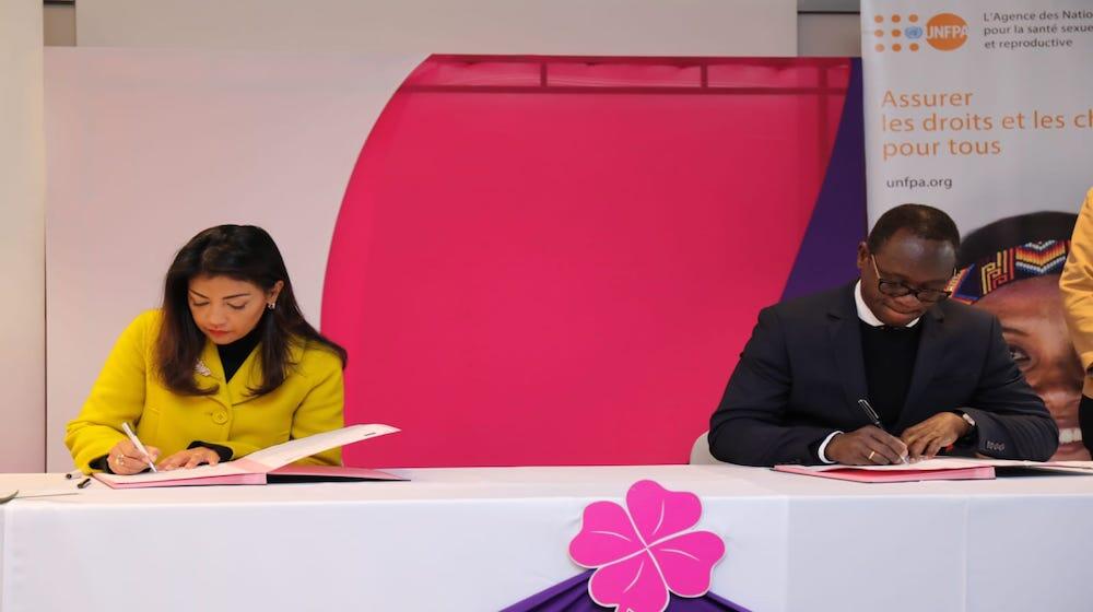 Signature de MOU entre UNFPA et Association Fitia