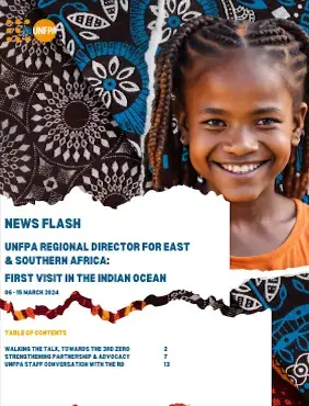 NEWS FLASH - UNFPA Regional Director for East and Southern Africa’s first visit in the Indian Ocean