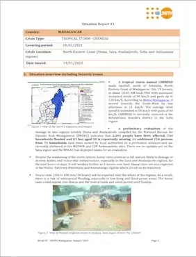 SITREP 1_UNFPA MADAGASCAR_CYCLONE RESPONSE